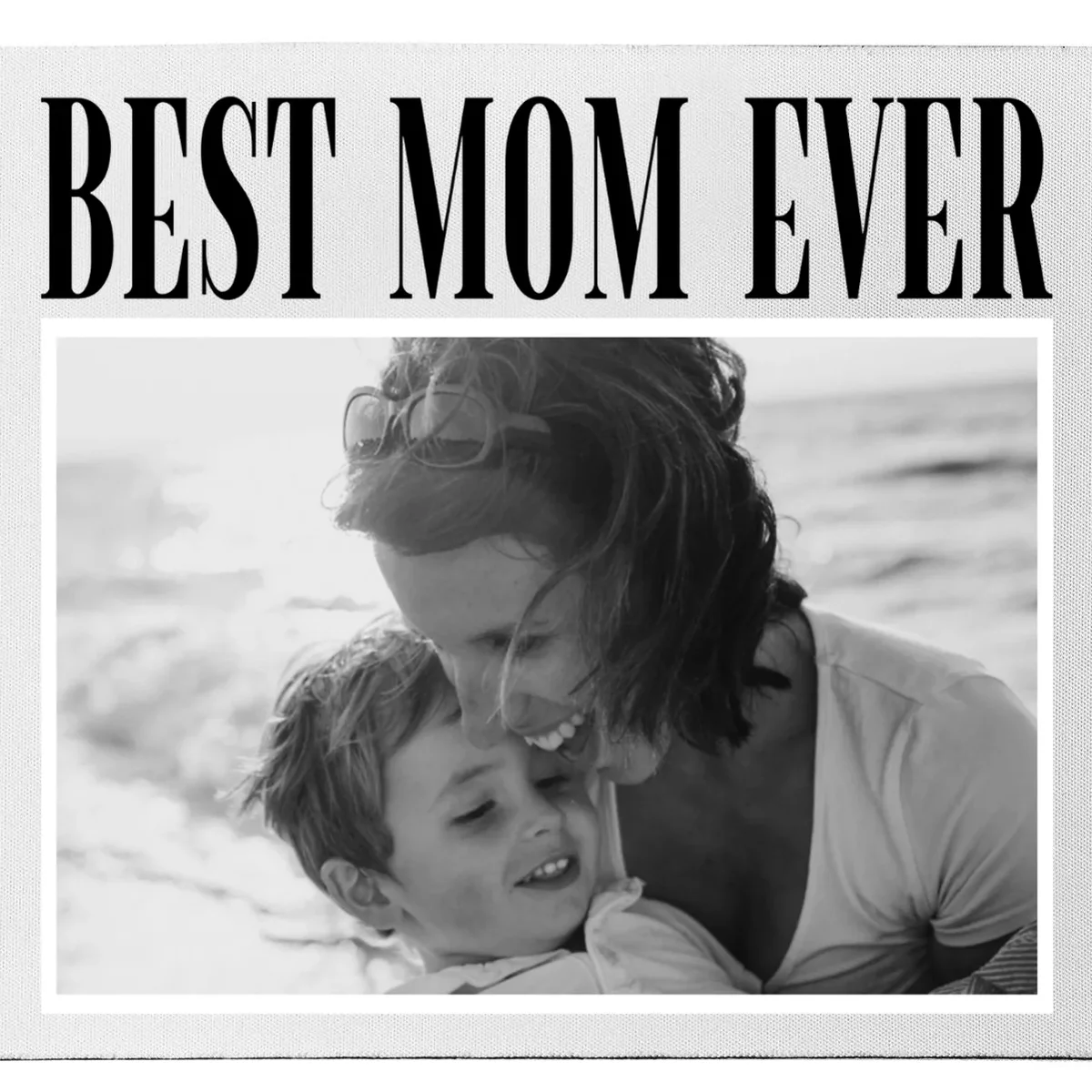 Best Mom Ever - Custom Mothers Day Personalized Moms Day Mouse Pad - Front - Close-up