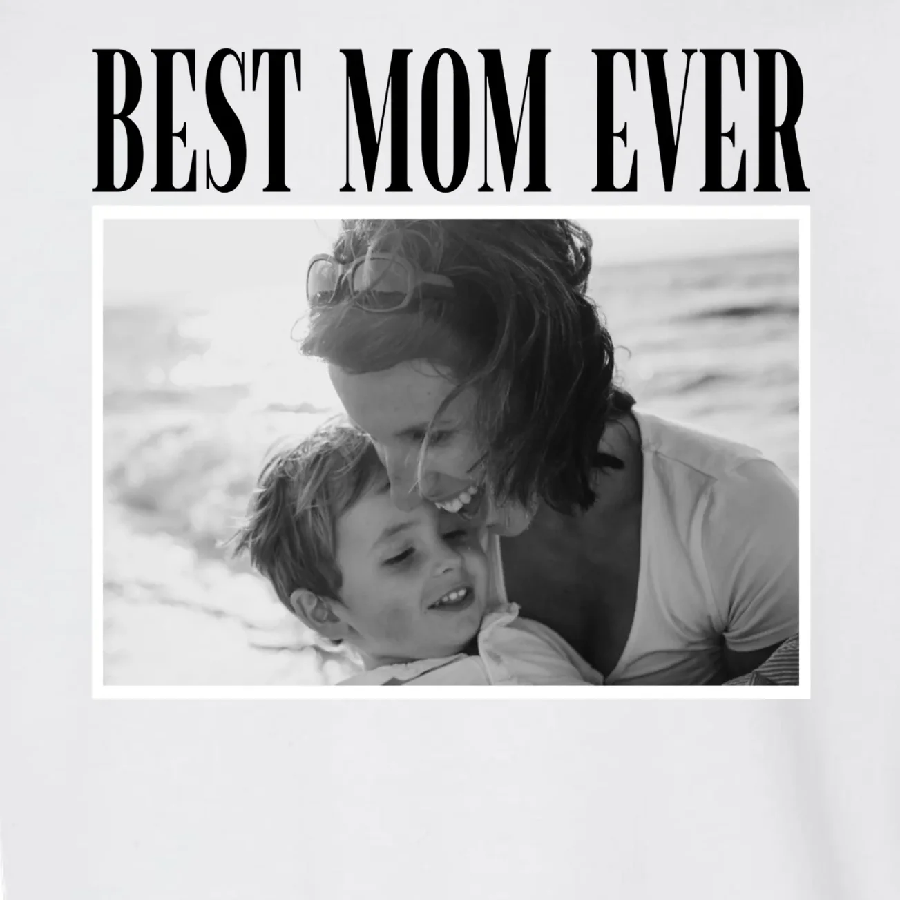 Best Mom Ever - Custom Mothers Day Personalized Moms Day Toddler Sweatshirt - Front - Close-up