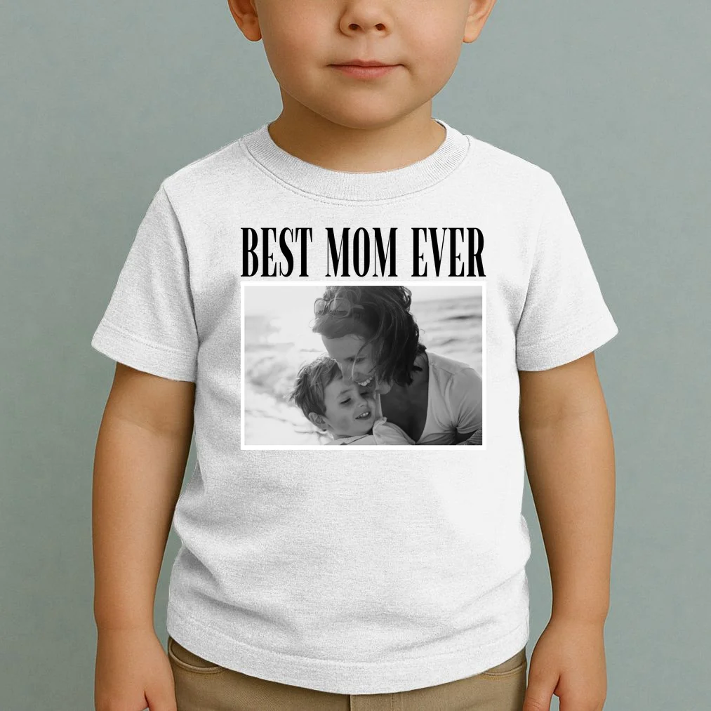 Best Mom Ever - Custom Mothers Day Personalized Moms Day Toddler T-Shirt - Front 1