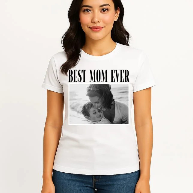 Best Mom Ever - Custom Mothers Day Personalized Moms Day Women's T-Shirt - Front 3