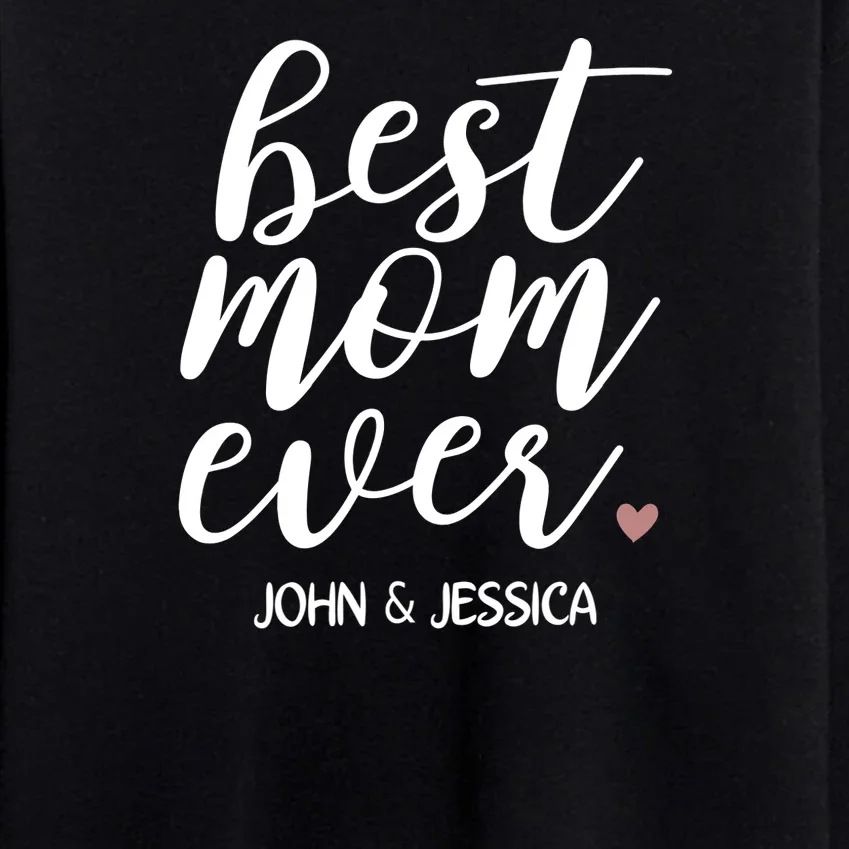 best mom ever Customizable Gift for Mom Men's Sweatsuit - Front - Close-up
