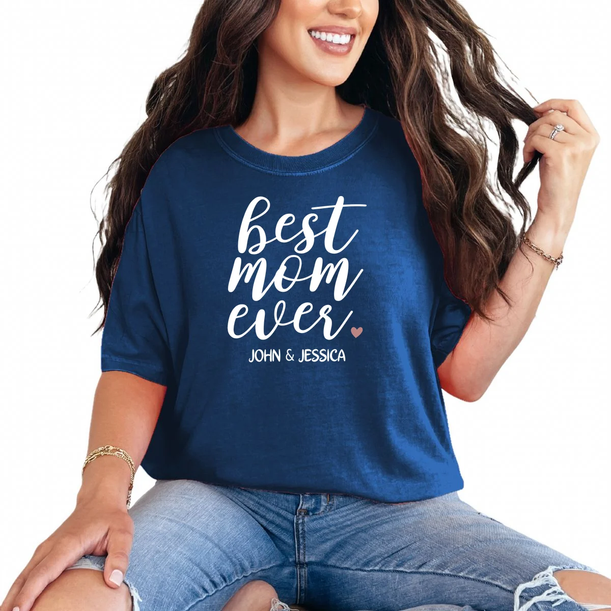 best mom ever Customizable Gift for Mom T-Shirt - Front