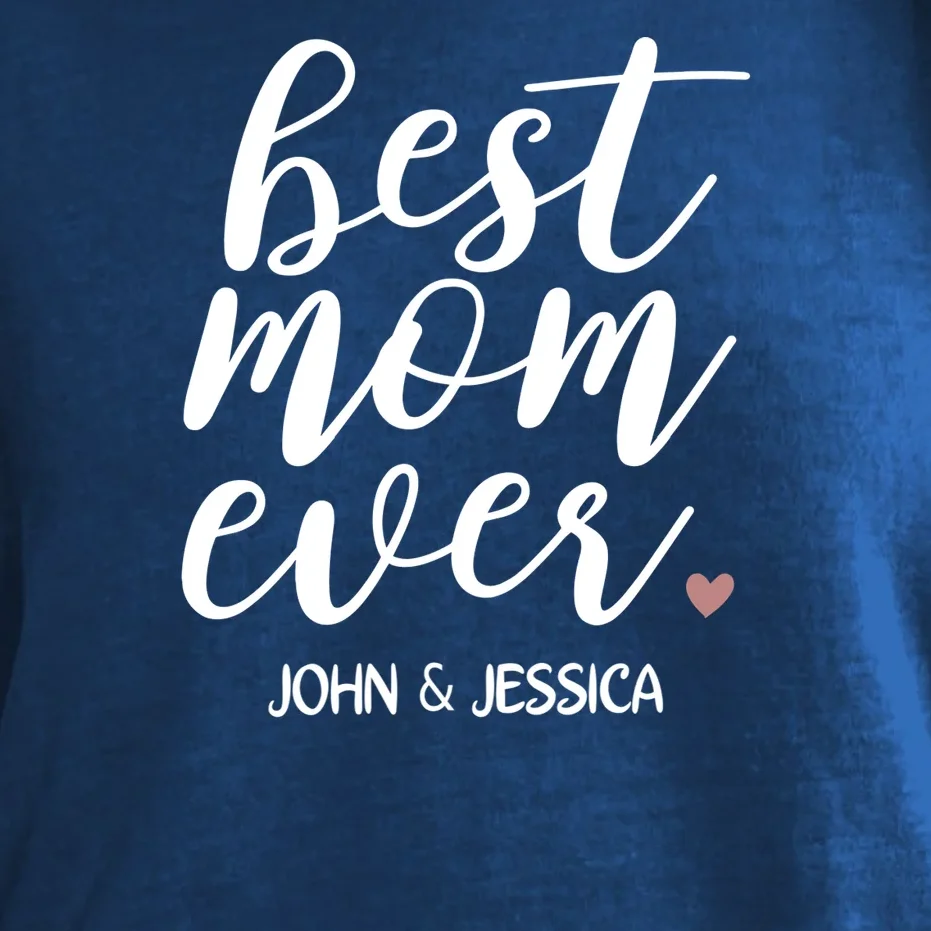 best mom ever Customizable Gift for Mom Comfort Colors Unisex T-Shirt - Front - Close-up