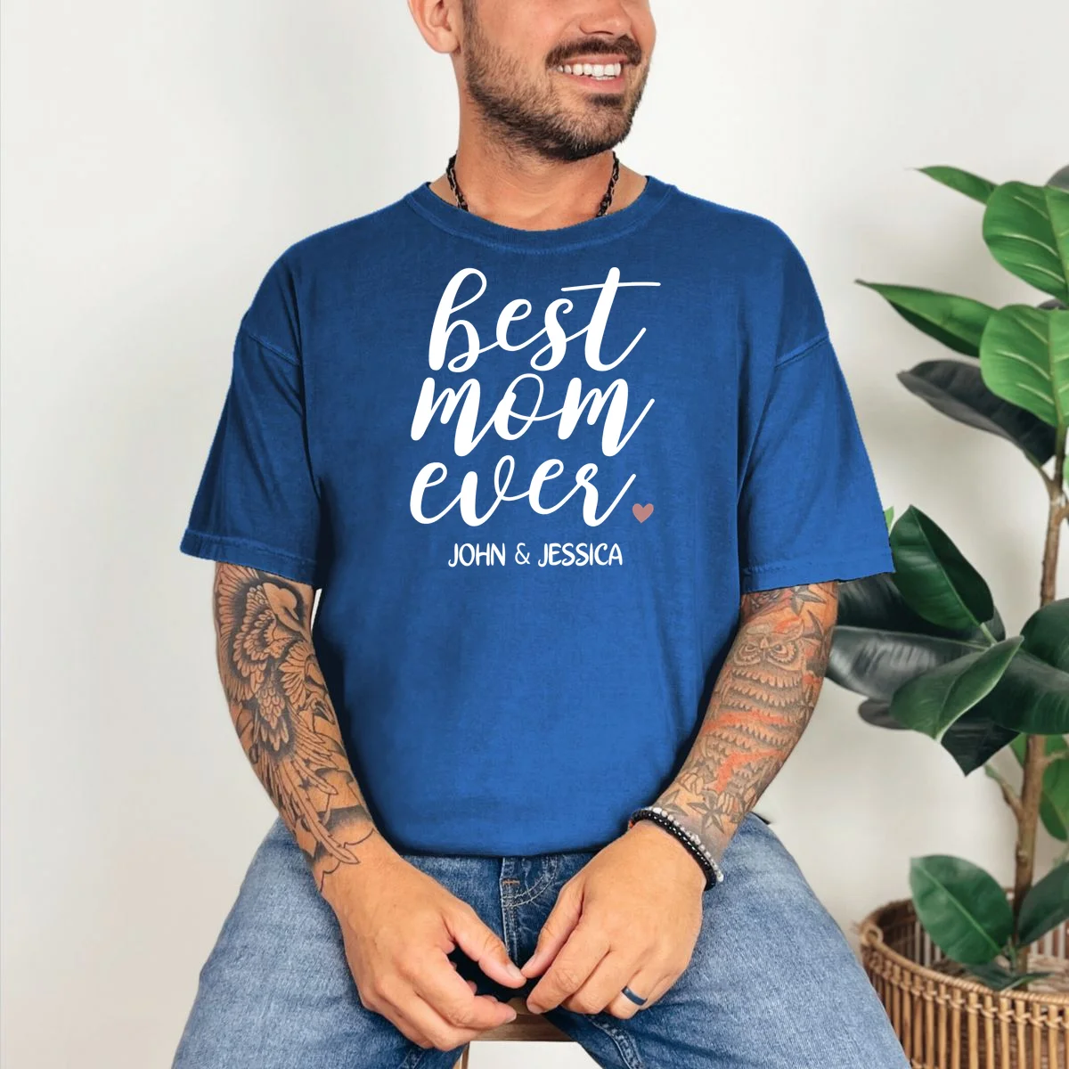 best mom ever Customizable Gift for Mom T-Shirt - Front 2