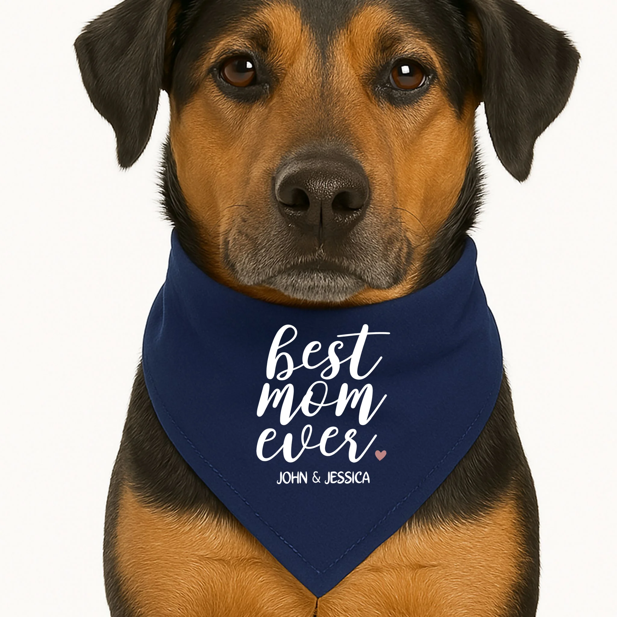 best mom ever Customizable Gift for Mom Dog Bandana - Front 1