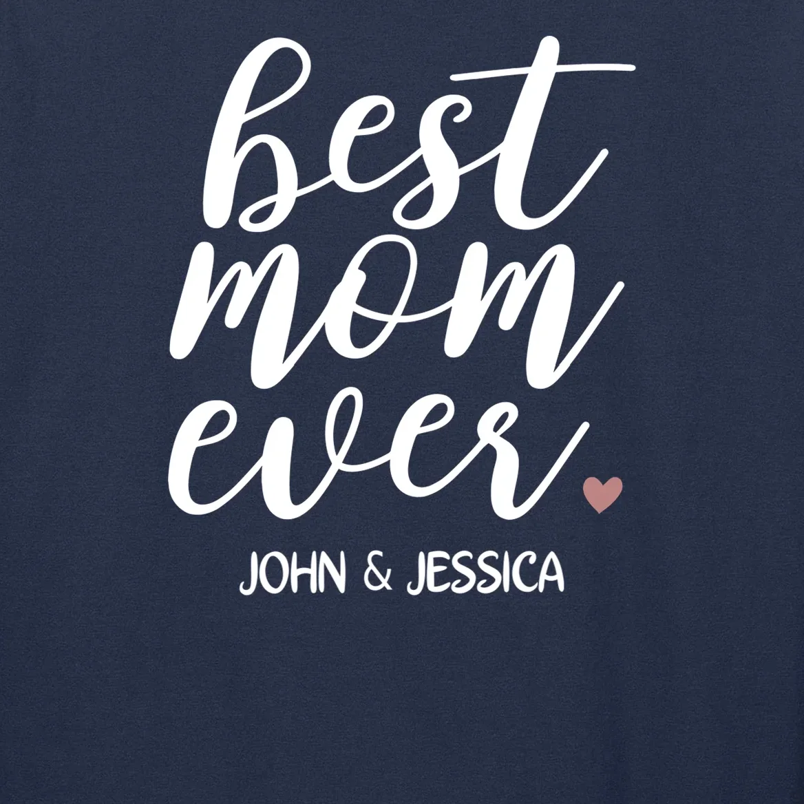 best mom ever Customizable Gift for Mom Men's Long Sleeve Shirt - Front - Close-up
