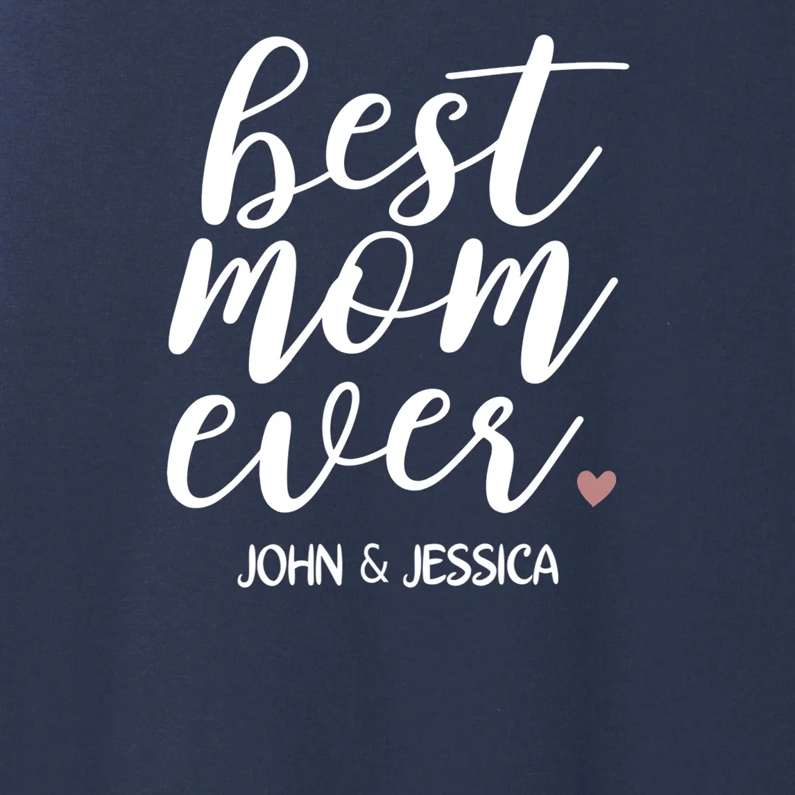 best mom ever Customizable Gift for Mom Women's Tank Top - Front - Close-up