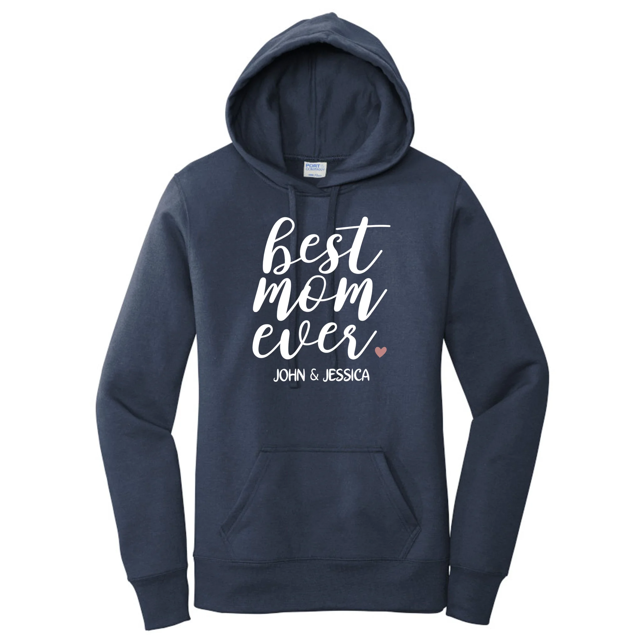 best mom ever Customizable Gift for Mom Women's Pullover Hoodie - Front
