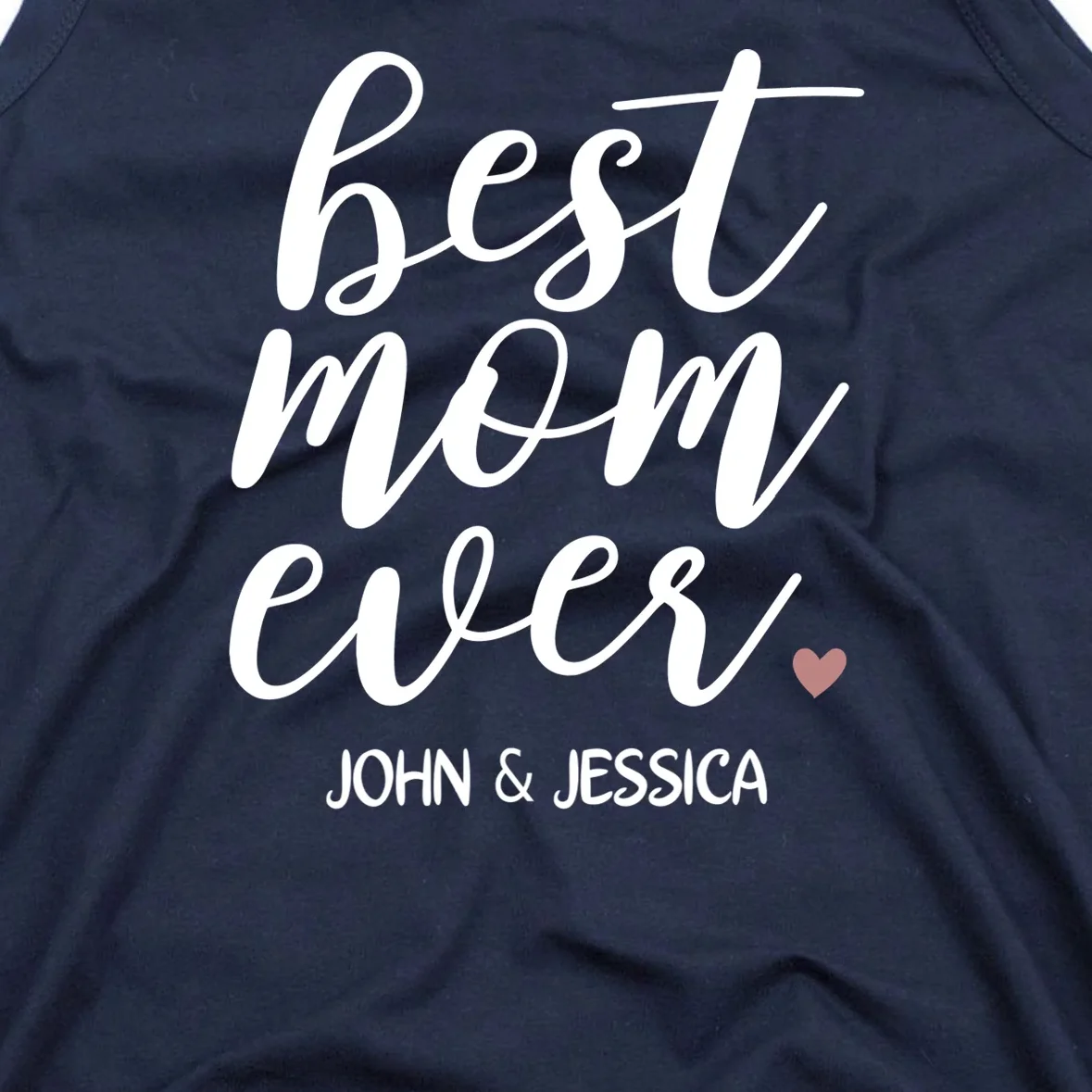 best mom ever Customizable Gift for Mom Men's Tank Top - Front - Close-up