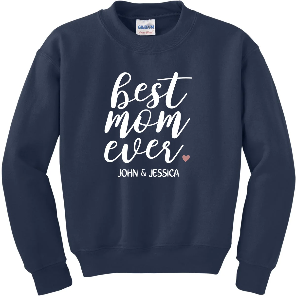 best mom ever Customizable Gift for Mom Kids Sweatshirt - Front