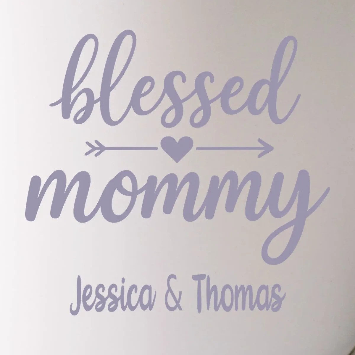 Blessed Mommy Jessica & Thomas Customizable Gift For Mom Mug - Front - Close-up