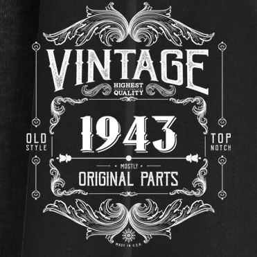 Birthday Vintage Year Mostly Original Parts Custom Personalized Women's Cardigan - Front - Close-up