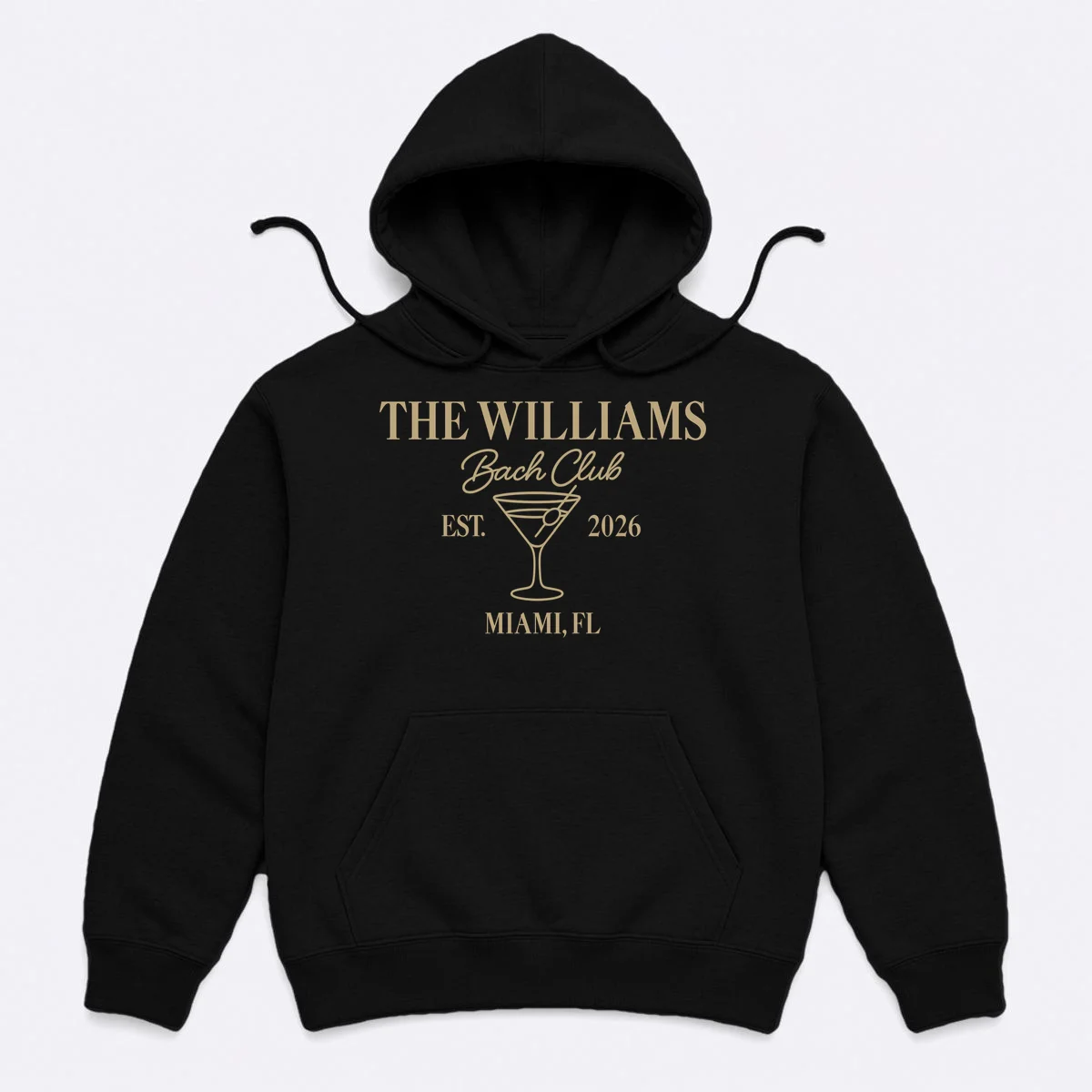 Custom Bach Club Bachelorette Trip Hoodie - Front