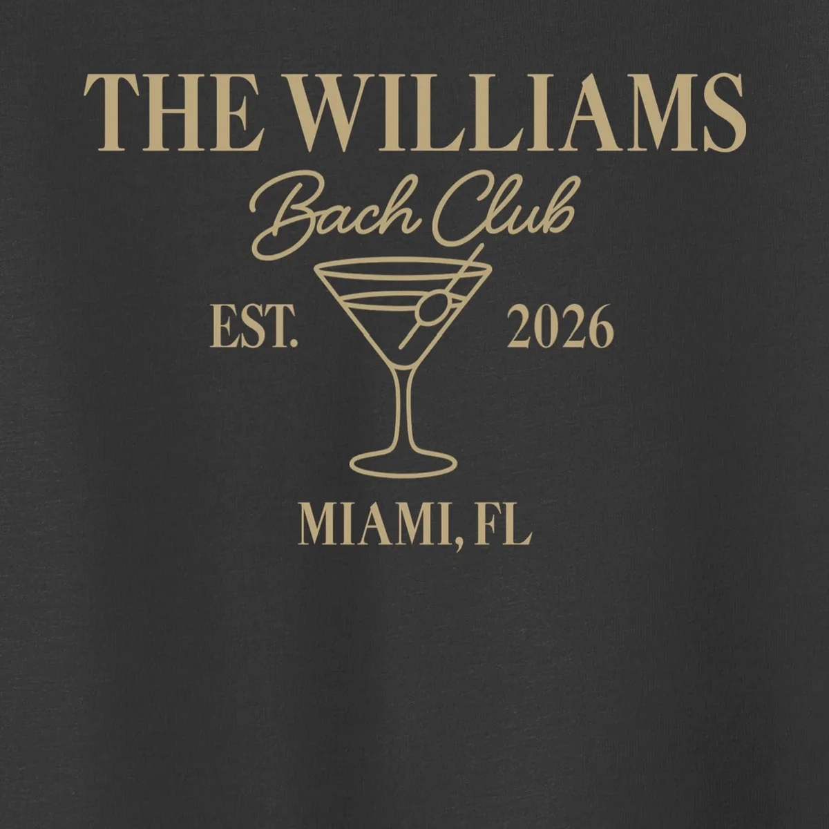 Custom Bach Club Bachelorette Trip Toddler T-Shirt - Front - Close-up