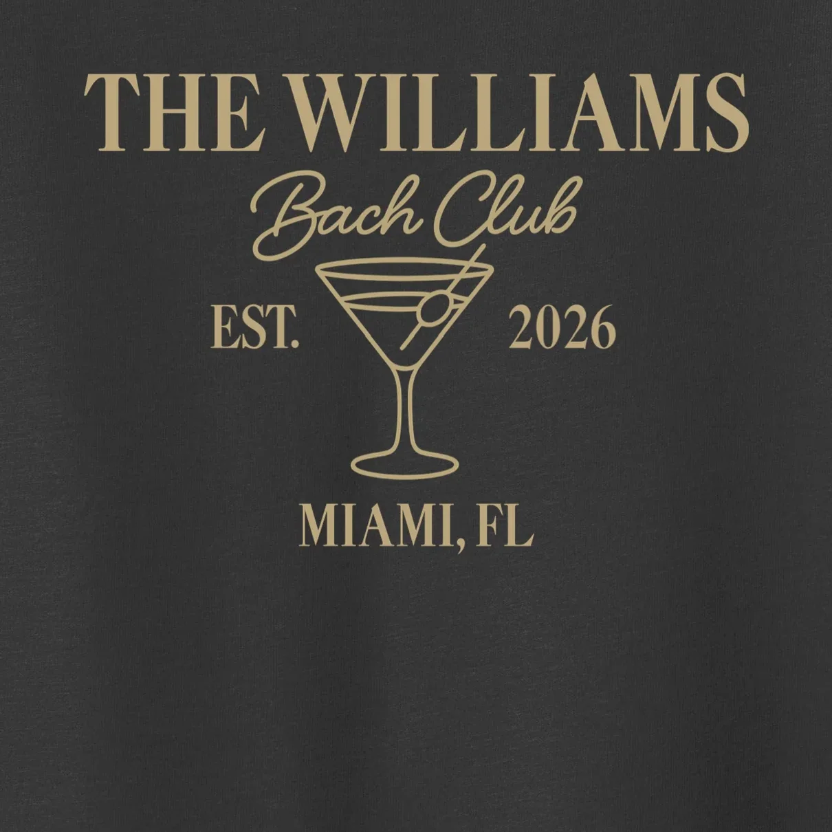 Custom Bach Club Bachelorette Trip Toddler T-Shirt - Front - Close-up