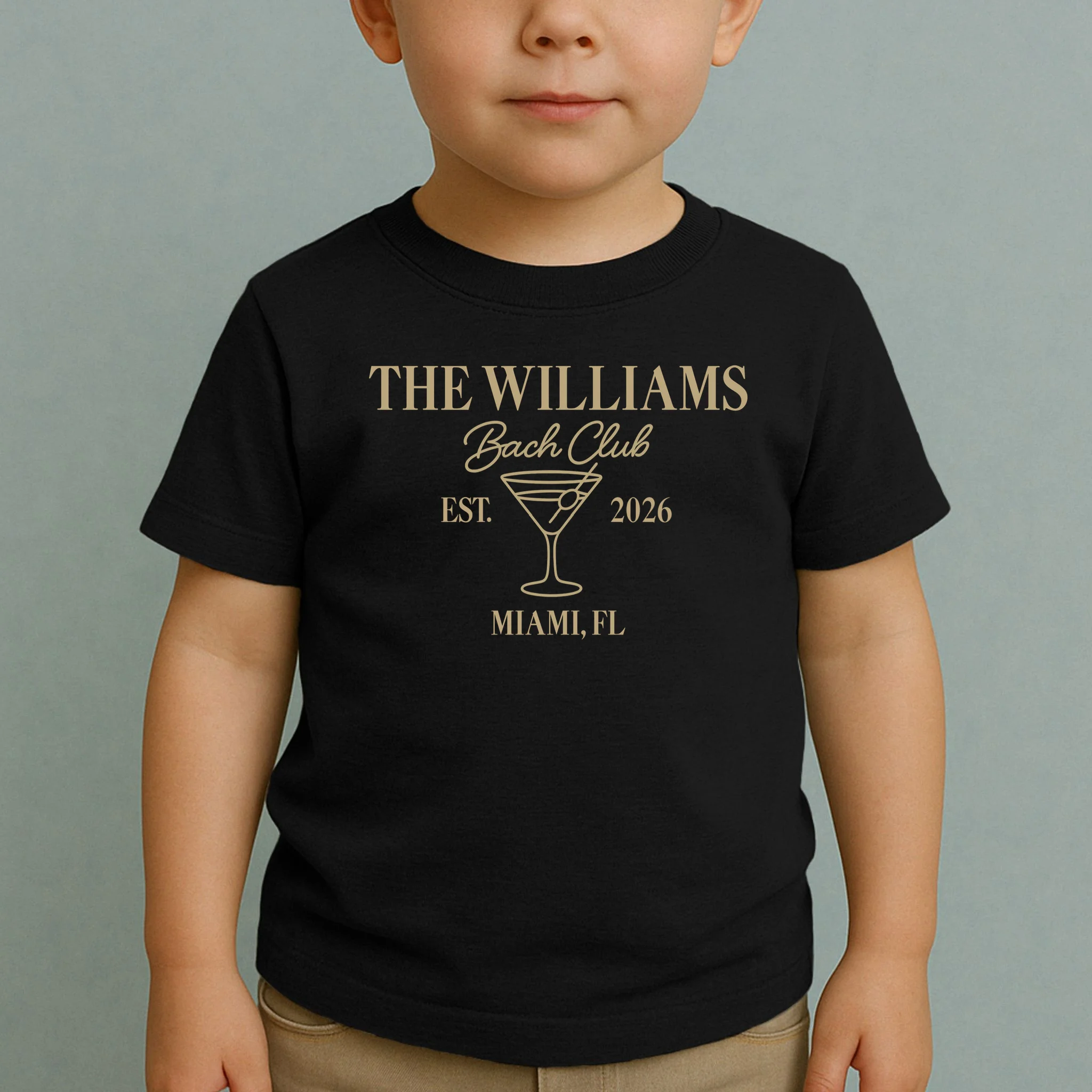 Custom Bach Club Bachelorette Trip Toddler T-Shirt - Front 1