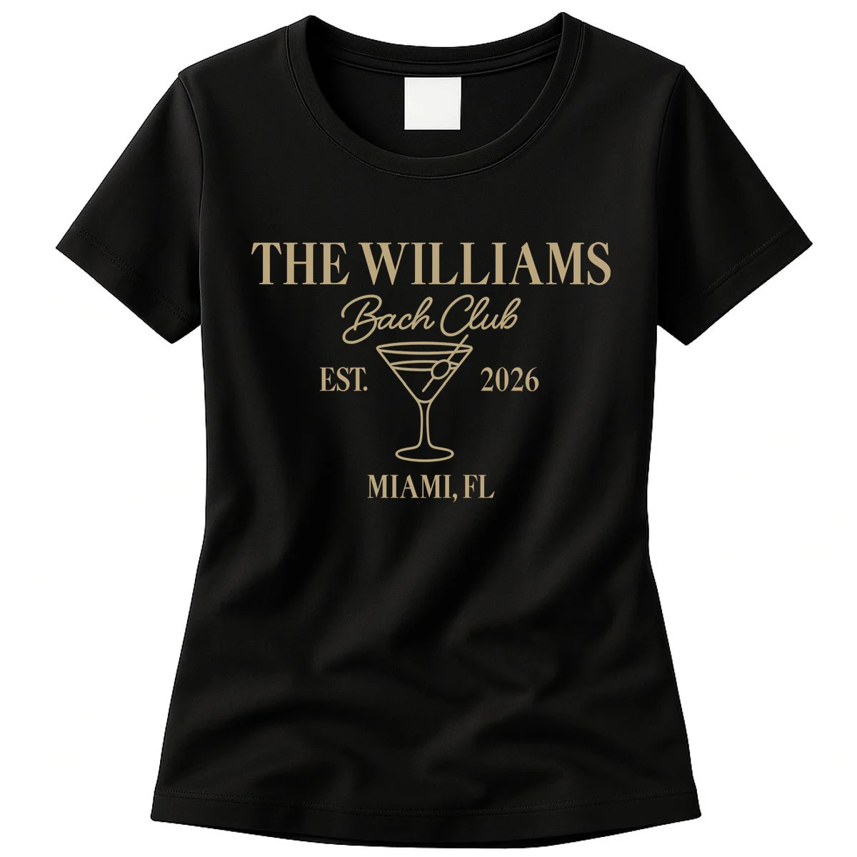 Custom Bach Club Bachelorette Trip Women's T-Shirt - Front
