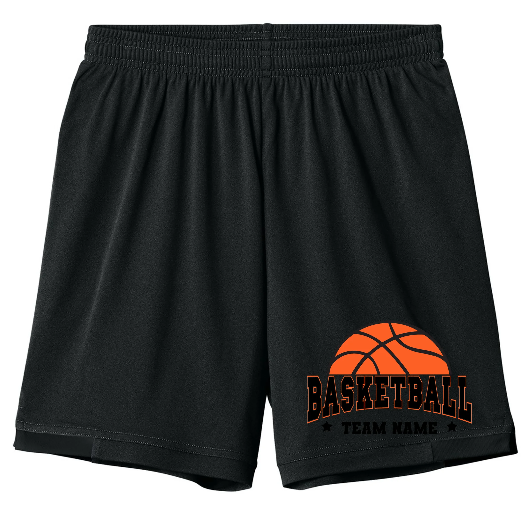 Custom Basketball Team Kids Shorts - Front