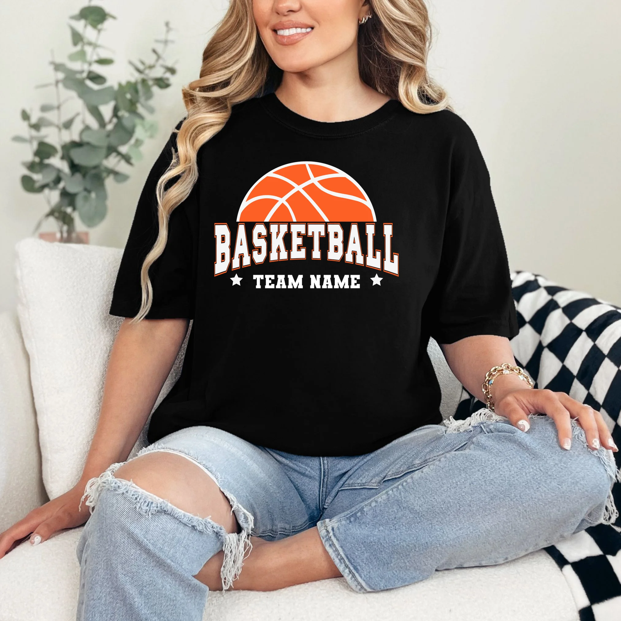 Custom Basketball Team T-Shirt - Front 1