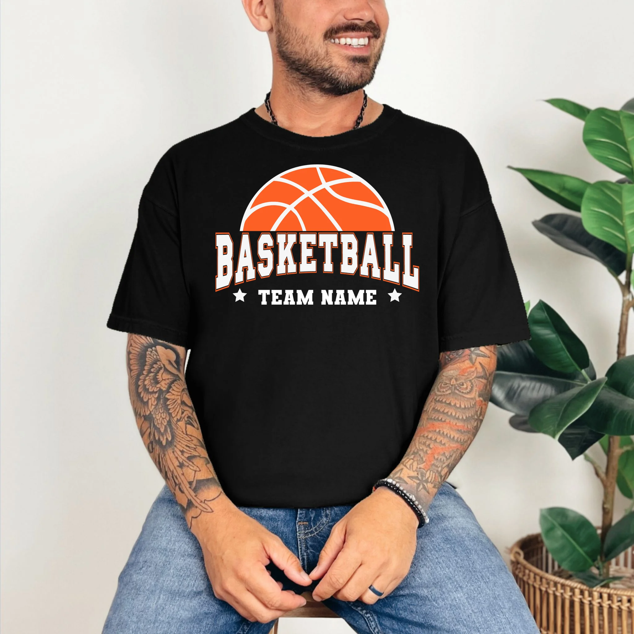 Custom Basketball Team T-Shirt - Front 2
