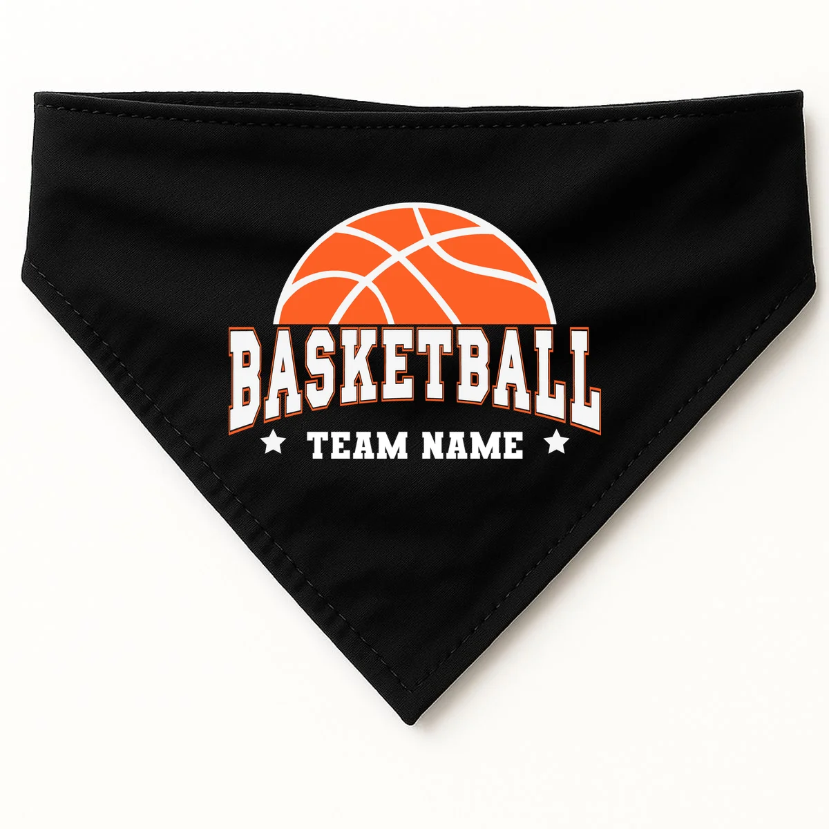 Custom Basketball Team Dog Bandana - Front