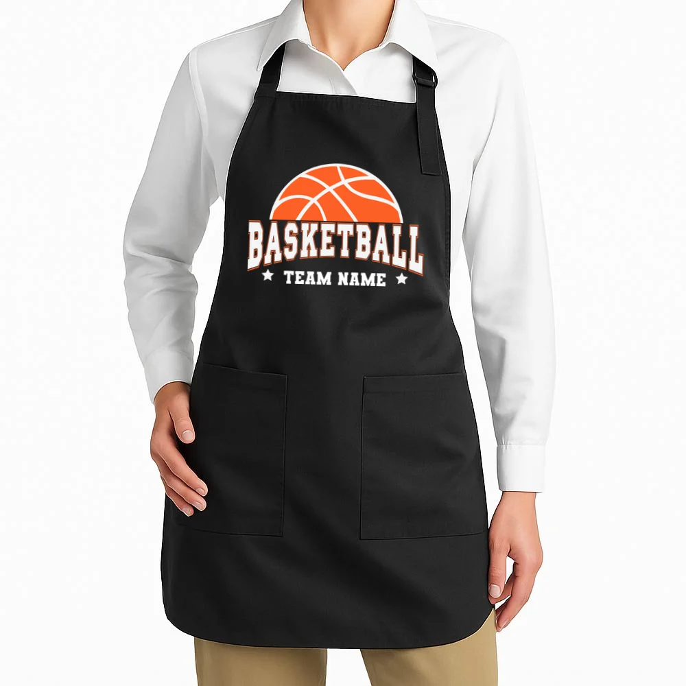 Custom Basketball Team Apron - Front 1