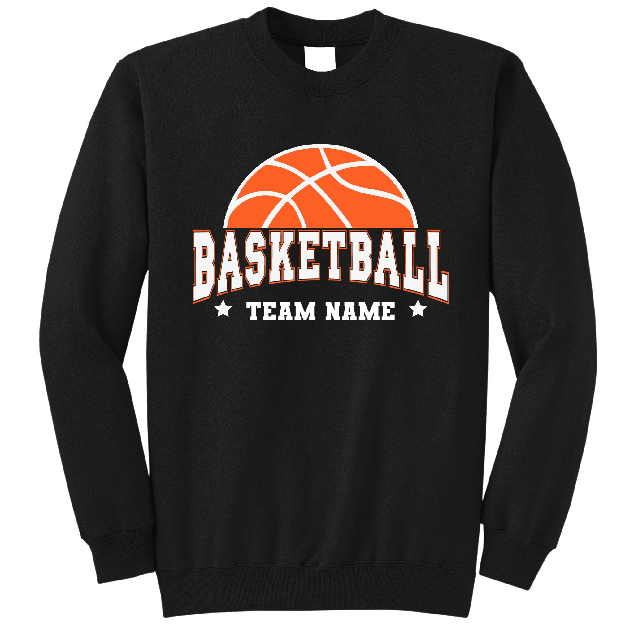 Custom Basketball Team Men's Sweatshirt - Front