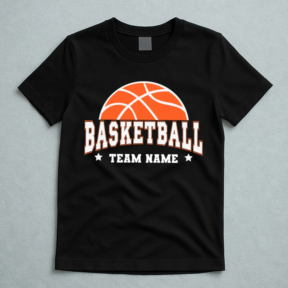 Custom Basketball Team T-Shirt - Front 5