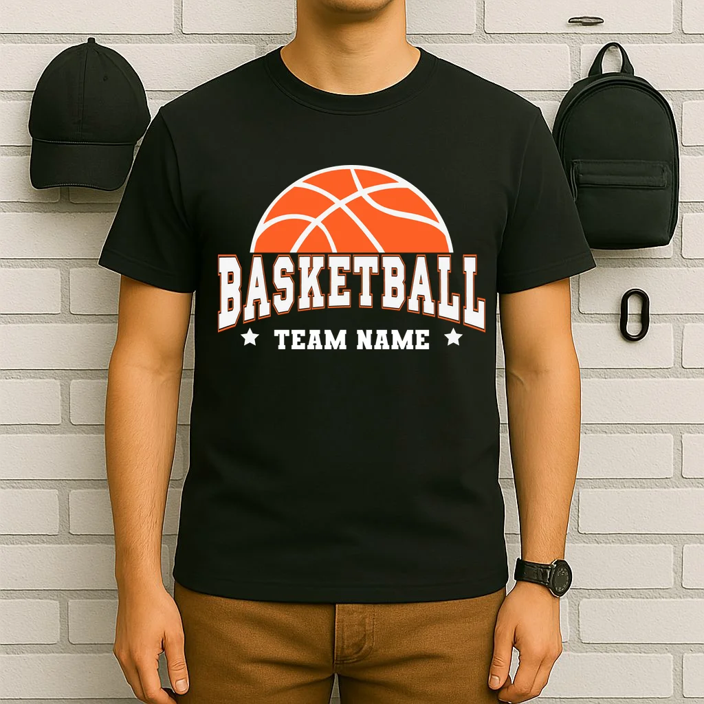 Custom Basketball Team T-Shirt - Front 6