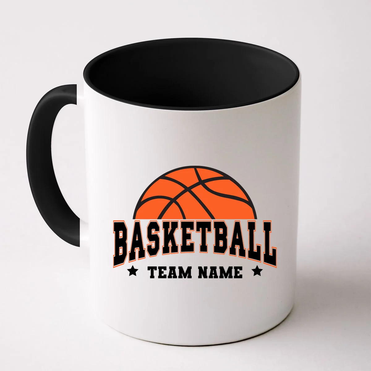 Custom Basketball Team Coffee Mug - Front