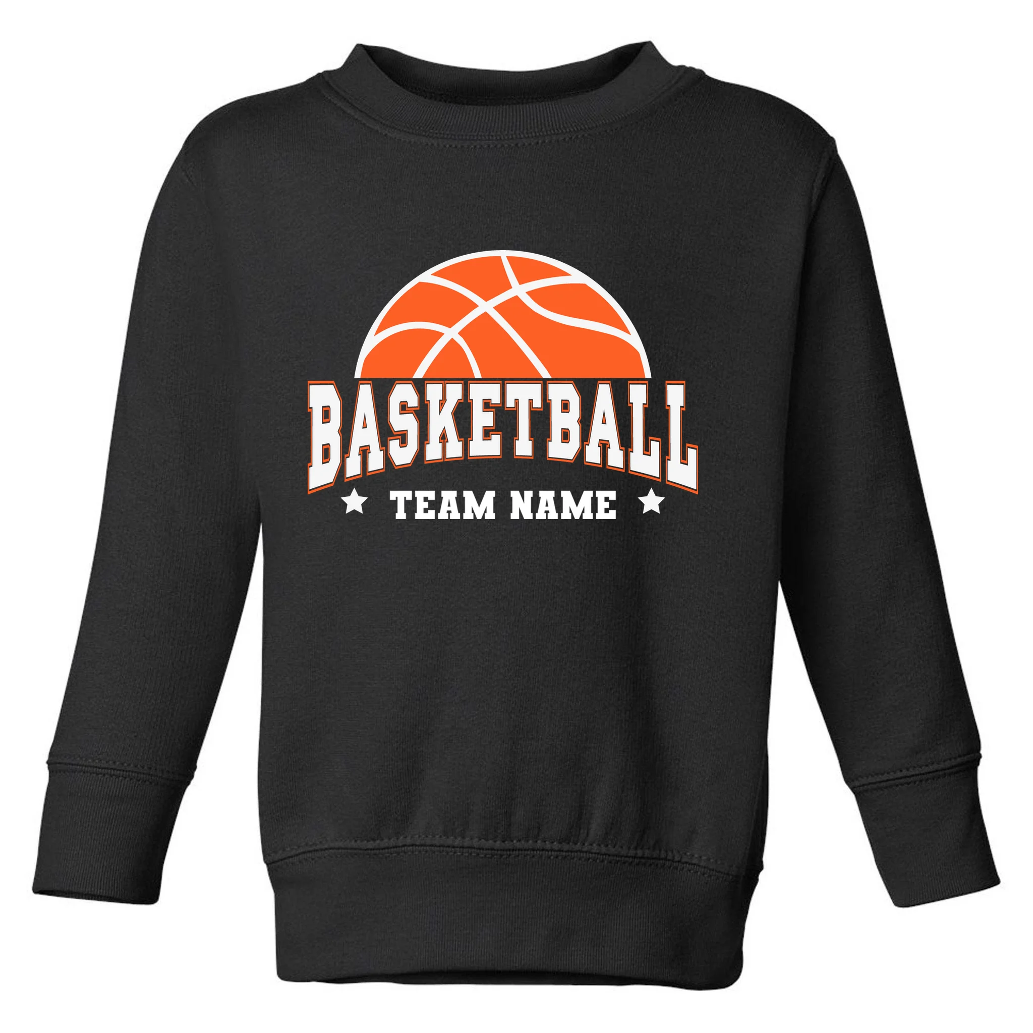 Custom Basketball Team Toddler Sweatshirt - Front