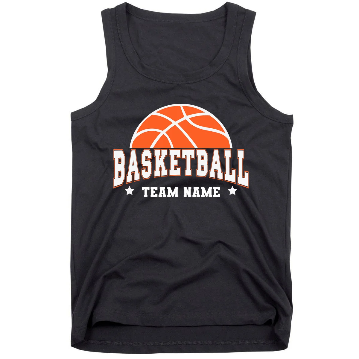 Custom Basketball Team Tank Top - Front