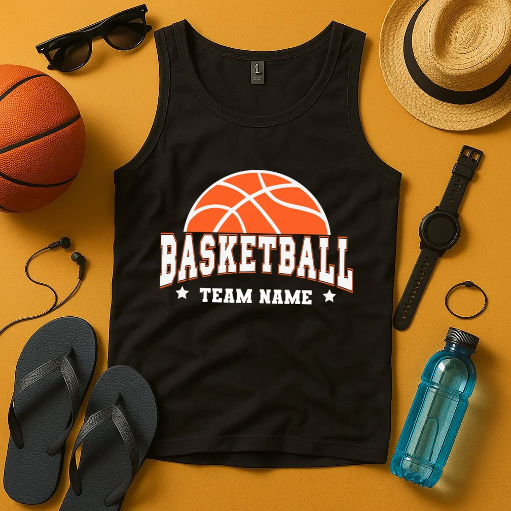 Custom Basketball Team Tank Top - Front 3
