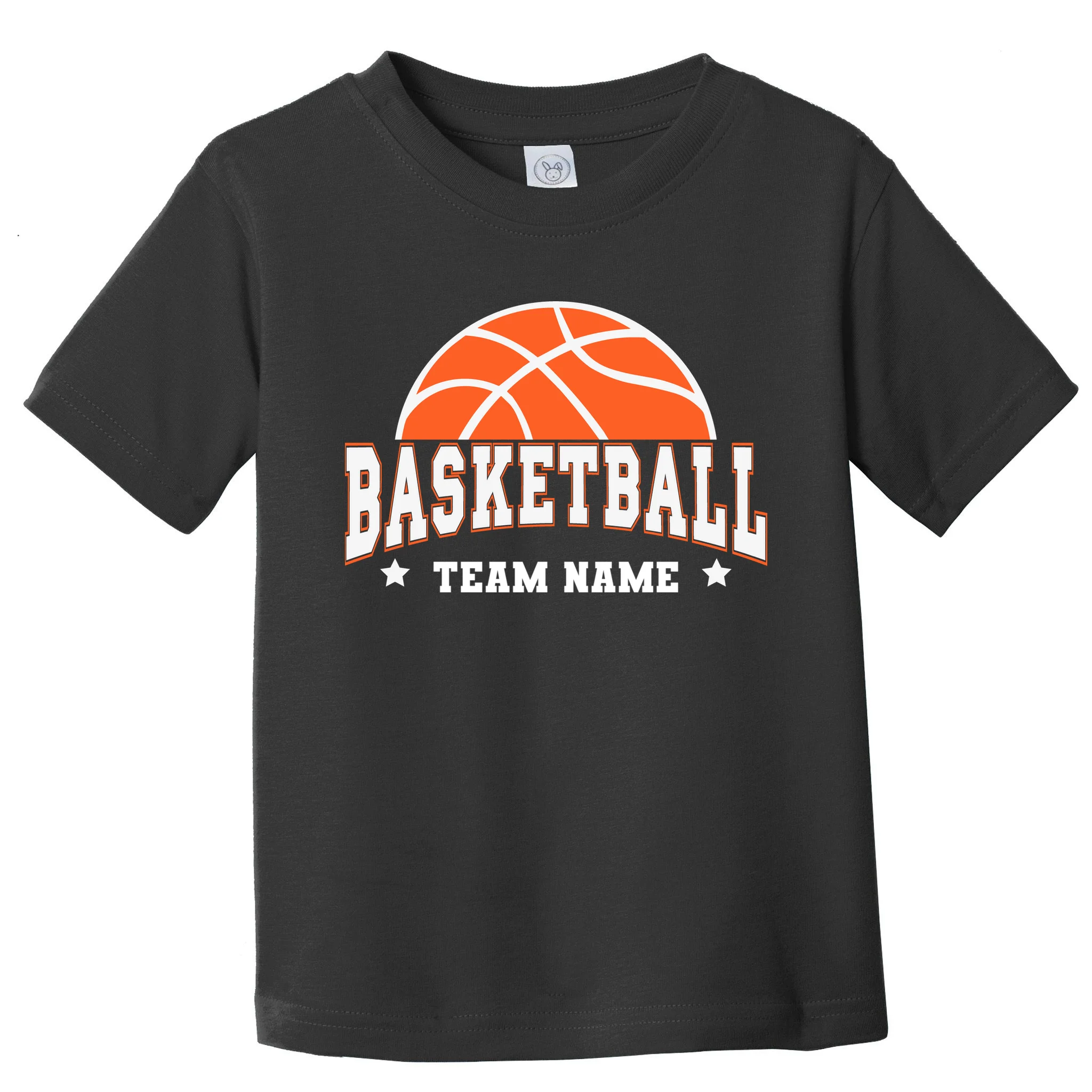 Custom Basketball Team Toddler T-Shirt - Front