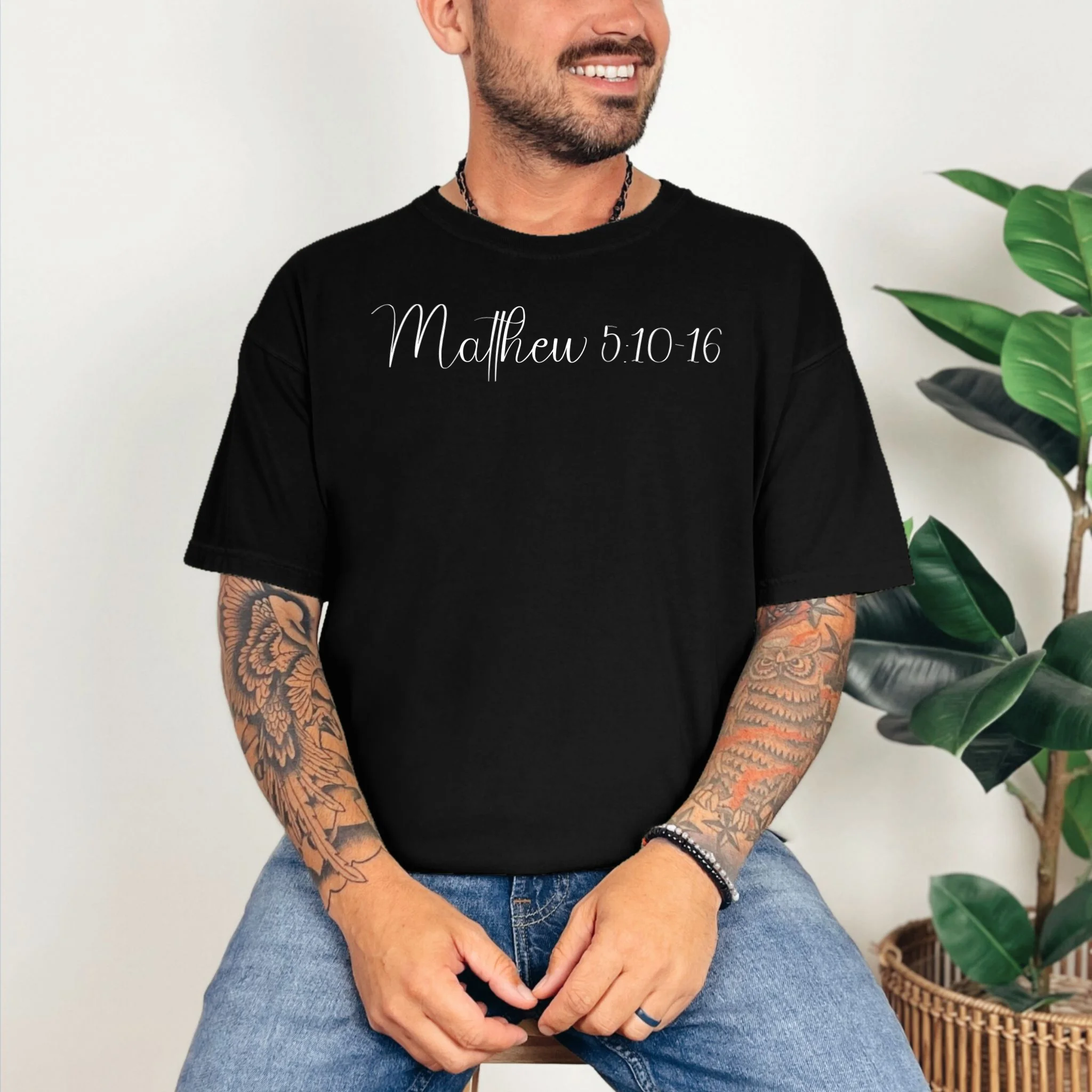 Custom Bible Verse,Enter Bible Berse,Custom Christian,Custom Christianity Personalized Gift T-Shirt - Front 2