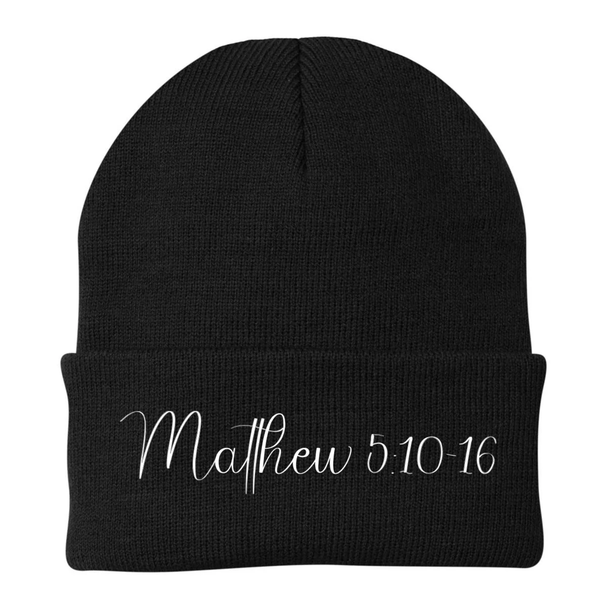 Custom Bible Verse,Enter Bible Berse,Custom Christian,Custom Christianity Personalized Gift Beanie - Front