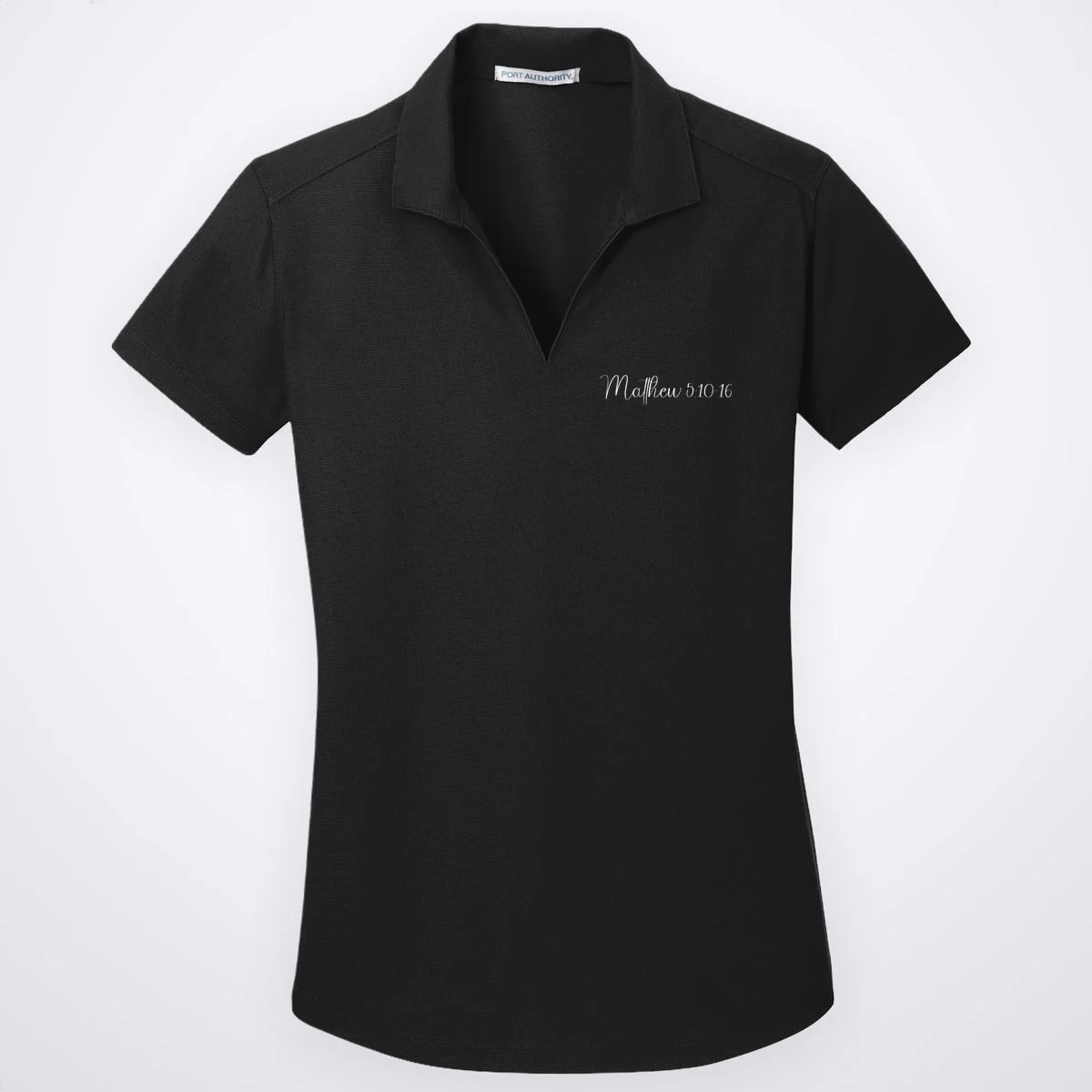 Custom Bible Verse,Enter Bible Berse,Custom Christian,Custom Christianity Personalized Gift Women's Polo - Front