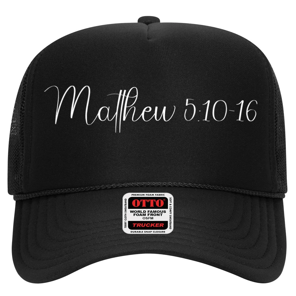 Custom Bible Verse,Enter Bible Berse,Custom Christian,Custom Christianity Personalized Gift Trucker Hat - Front