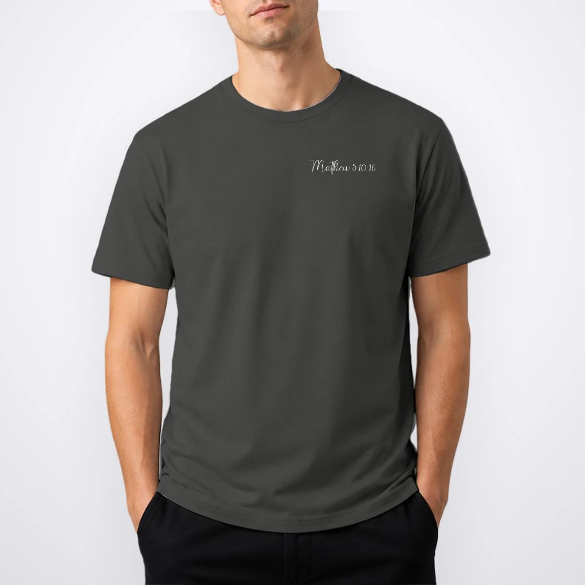 Custom Bible Verse,Enter Bible Berse,Custom Christian,Custom Christianity Personalized Gift T-Shirt - Front 1