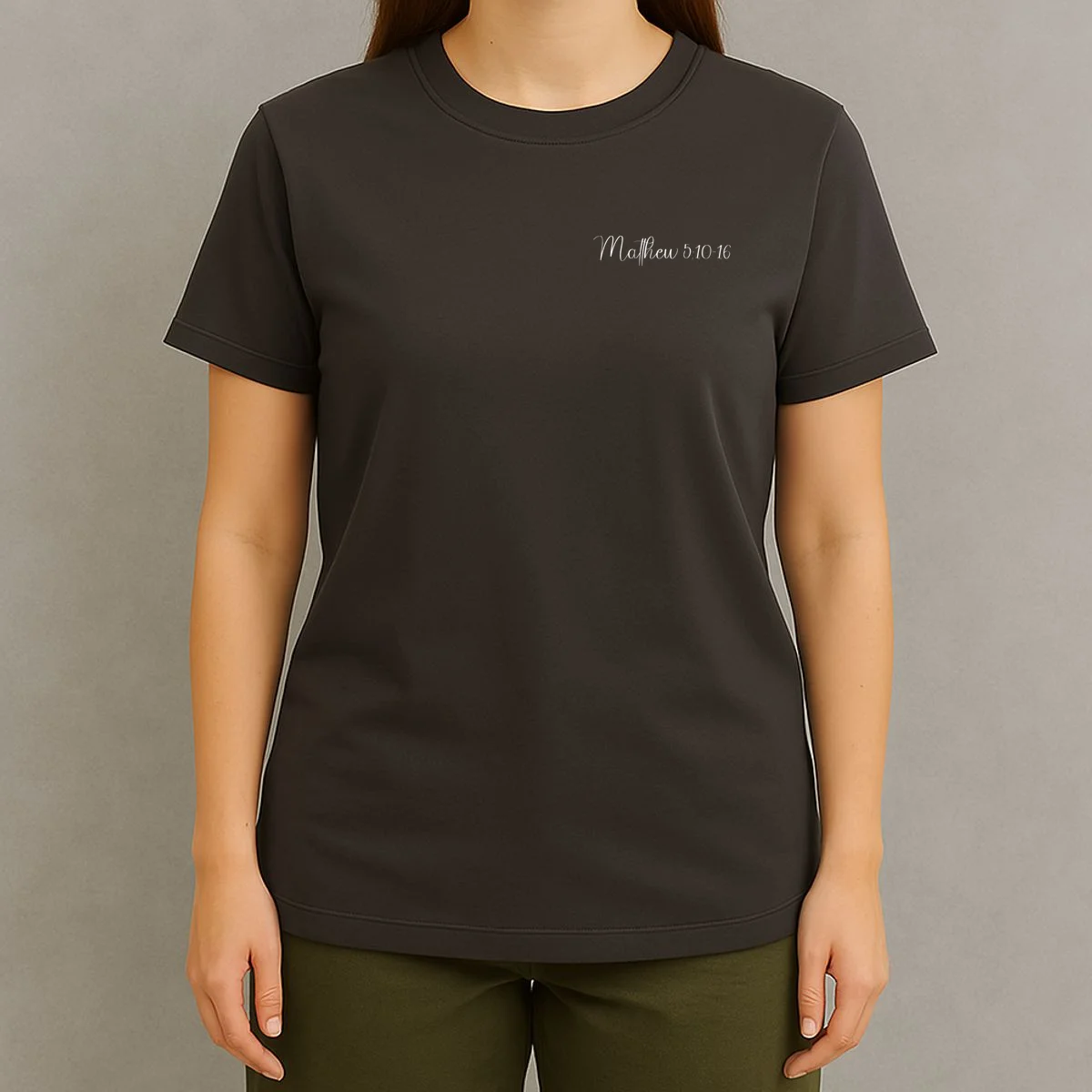 Custom Bible Verse,Enter Bible Berse,Custom Christian,Custom Christianity Personalized Gift T-Shirt - Front 4