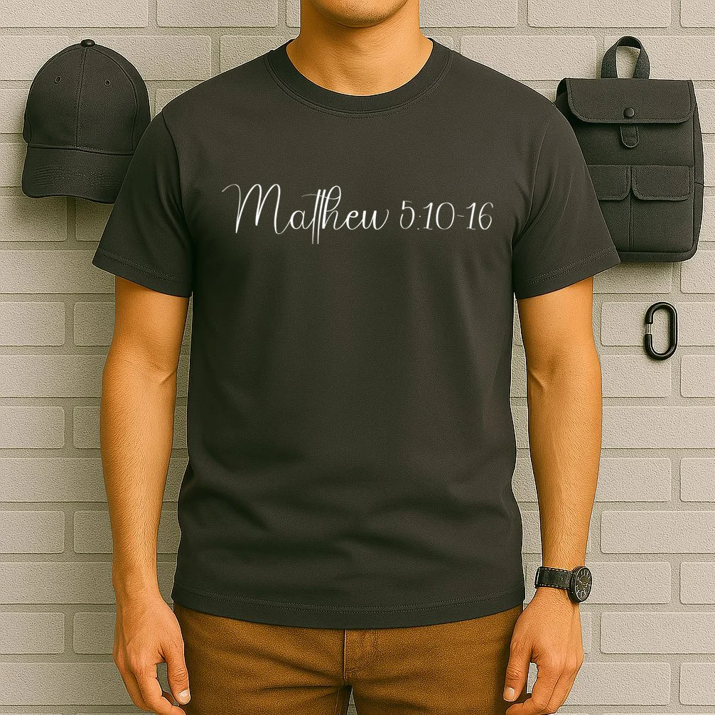 Custom Bible Verse,Enter Bible Berse,Custom Christian,Custom Christianity Personalized Gift T-Shirt - Front 6