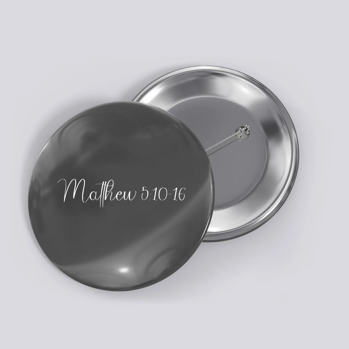 Custom Bible Verse,Enter Bible Berse,Custom Christian,Custom Christianity Personalized Gift Button - Front