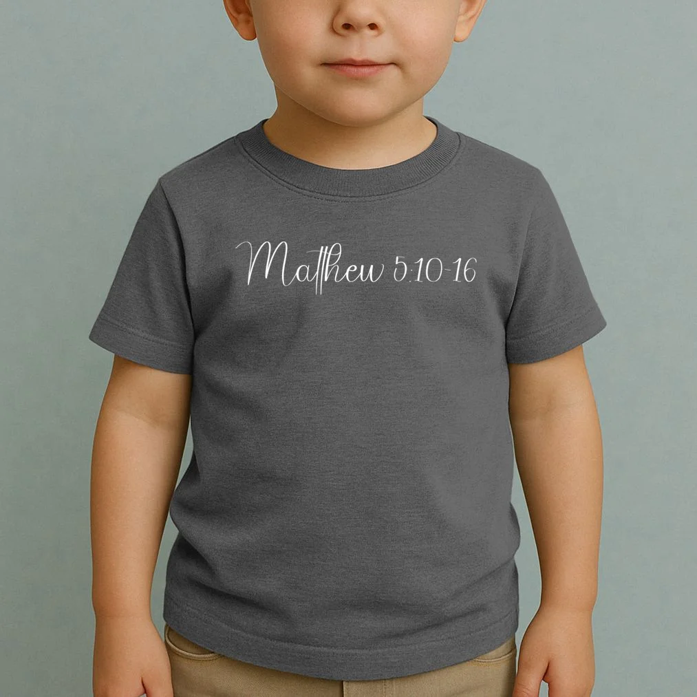 Custom Bible Verse,Enter Bible Berse,Custom Christian,Custom Christianity Personalized Gift Toddler T-Shirt - Front 1