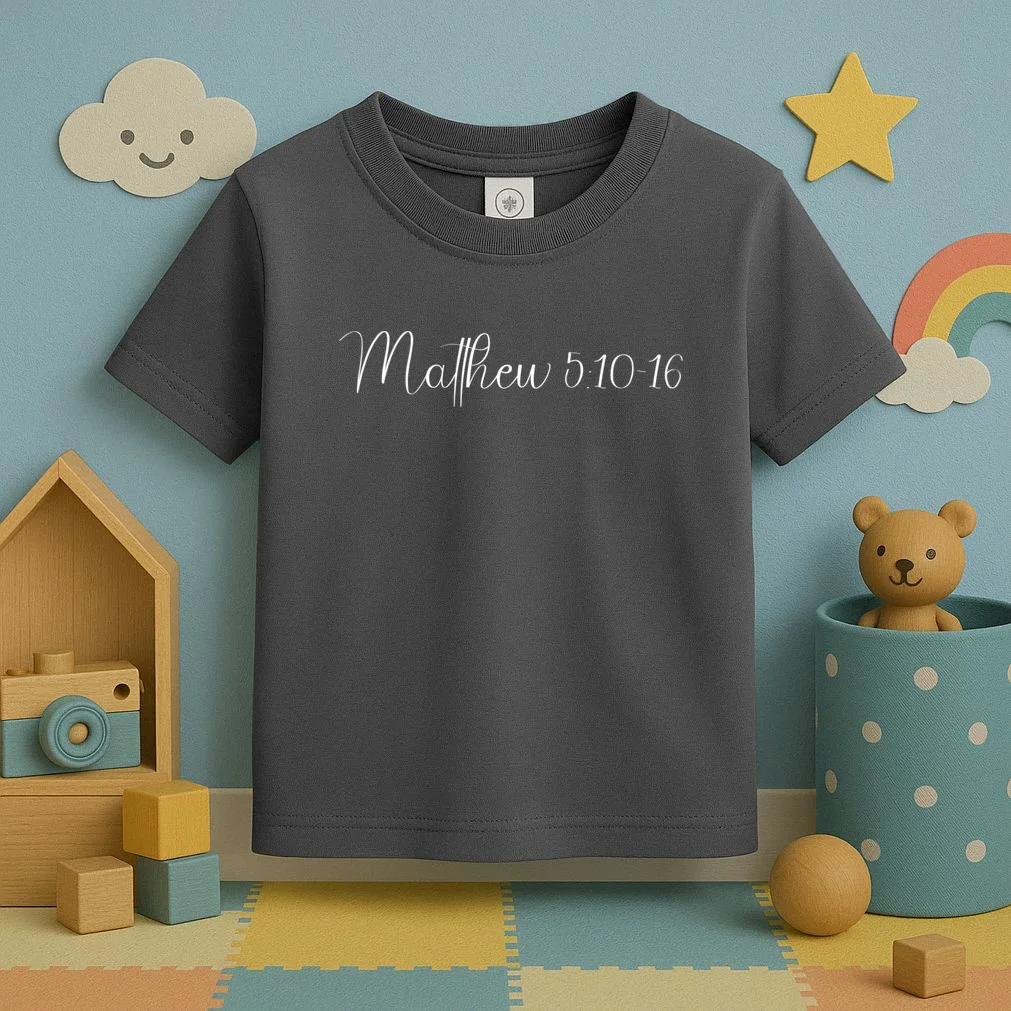 Custom Bible Verse,Enter Bible Berse,Custom Christian,Custom Christianity Personalized Gift Toddler T-Shirt - Front 2