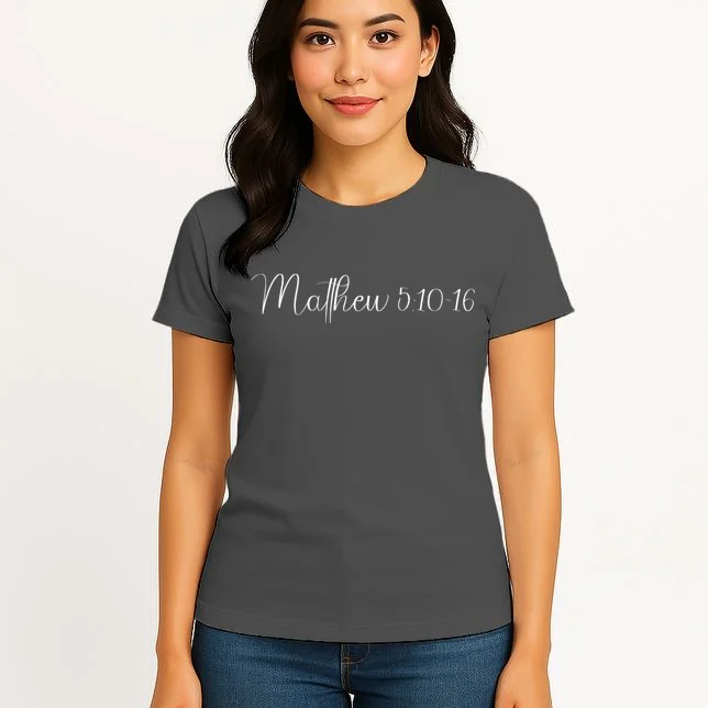 Custom Bible Verse,Enter Bible Berse,Custom Christian,Custom Christianity Personalized Gift Women's T-Shirt - Front 3
