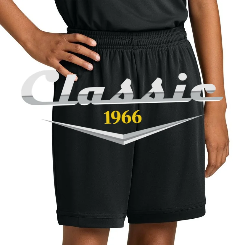 Classic Custom Birthday Year Kids Shorts - Front 1