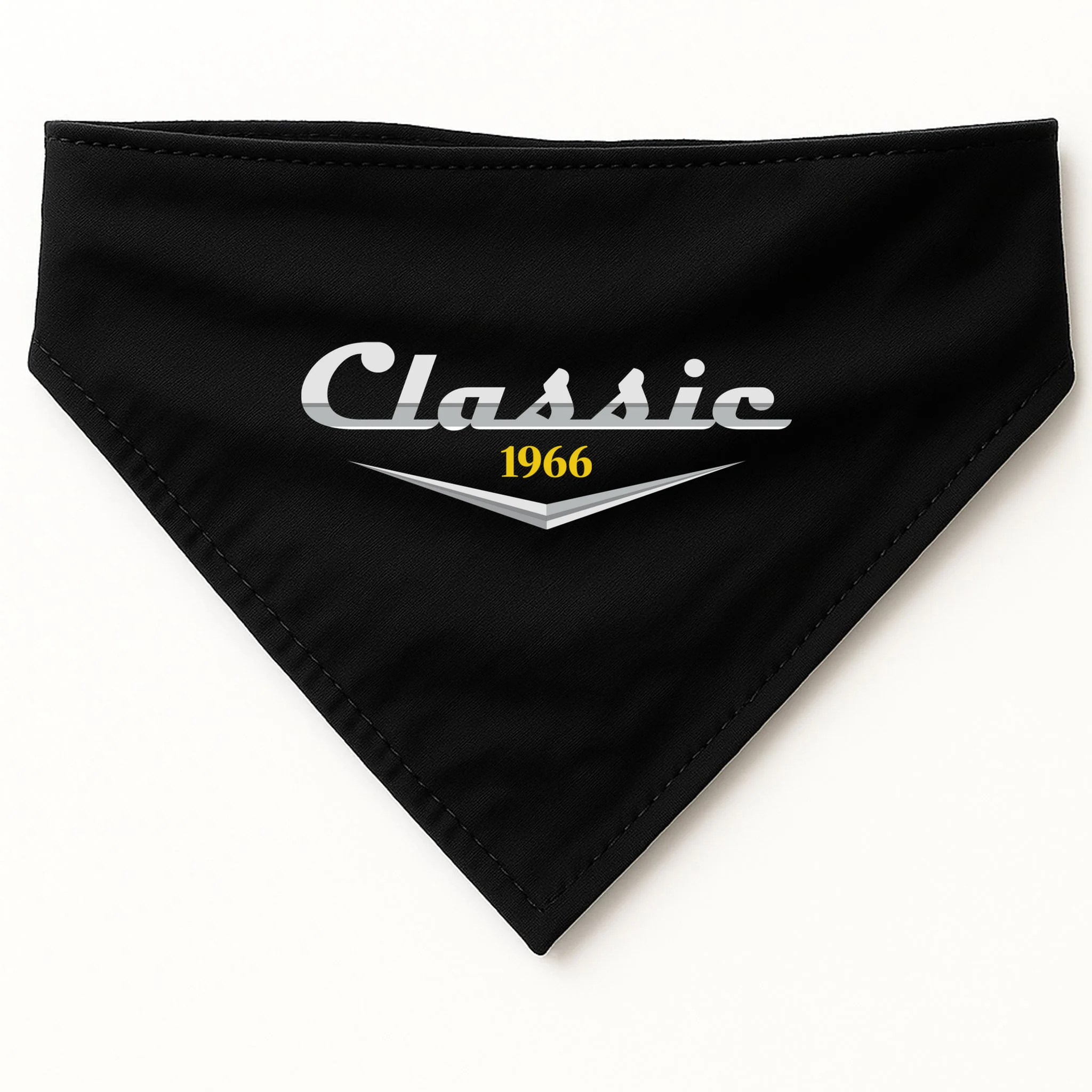 Classic Custom Birthday Year Dog Bandana - Front