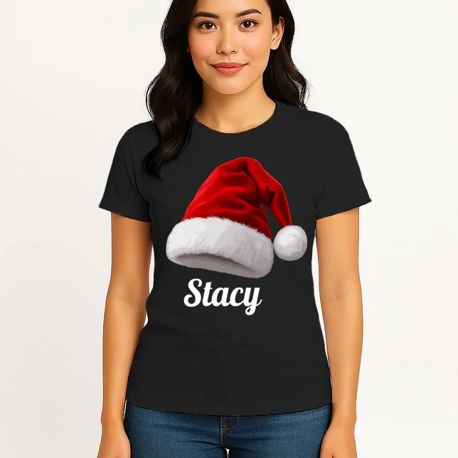 Christmas Cabin Crew | Rustic Mountain Christmas Design Women's T-Shirt - Front 3