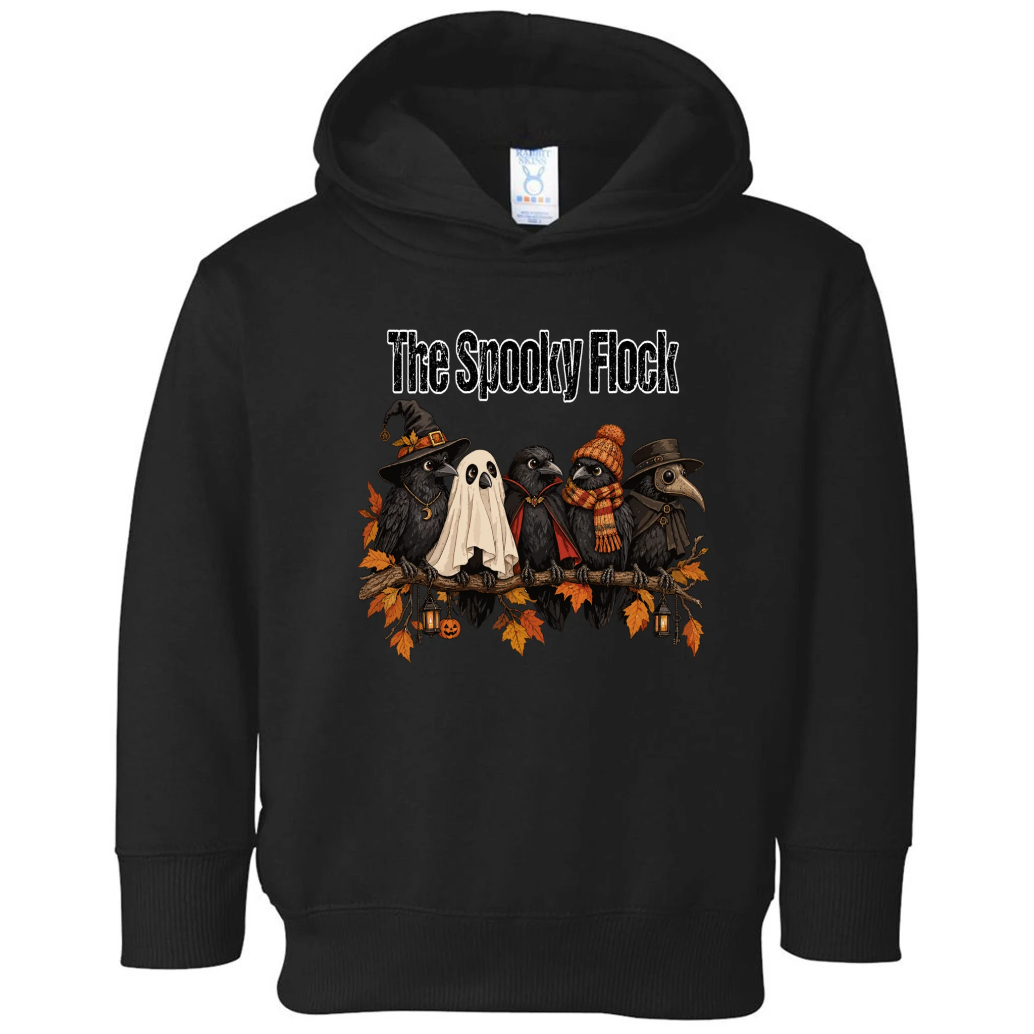 Creepy Crow Crew – Halloween Edition Toddler Hoodie - Front