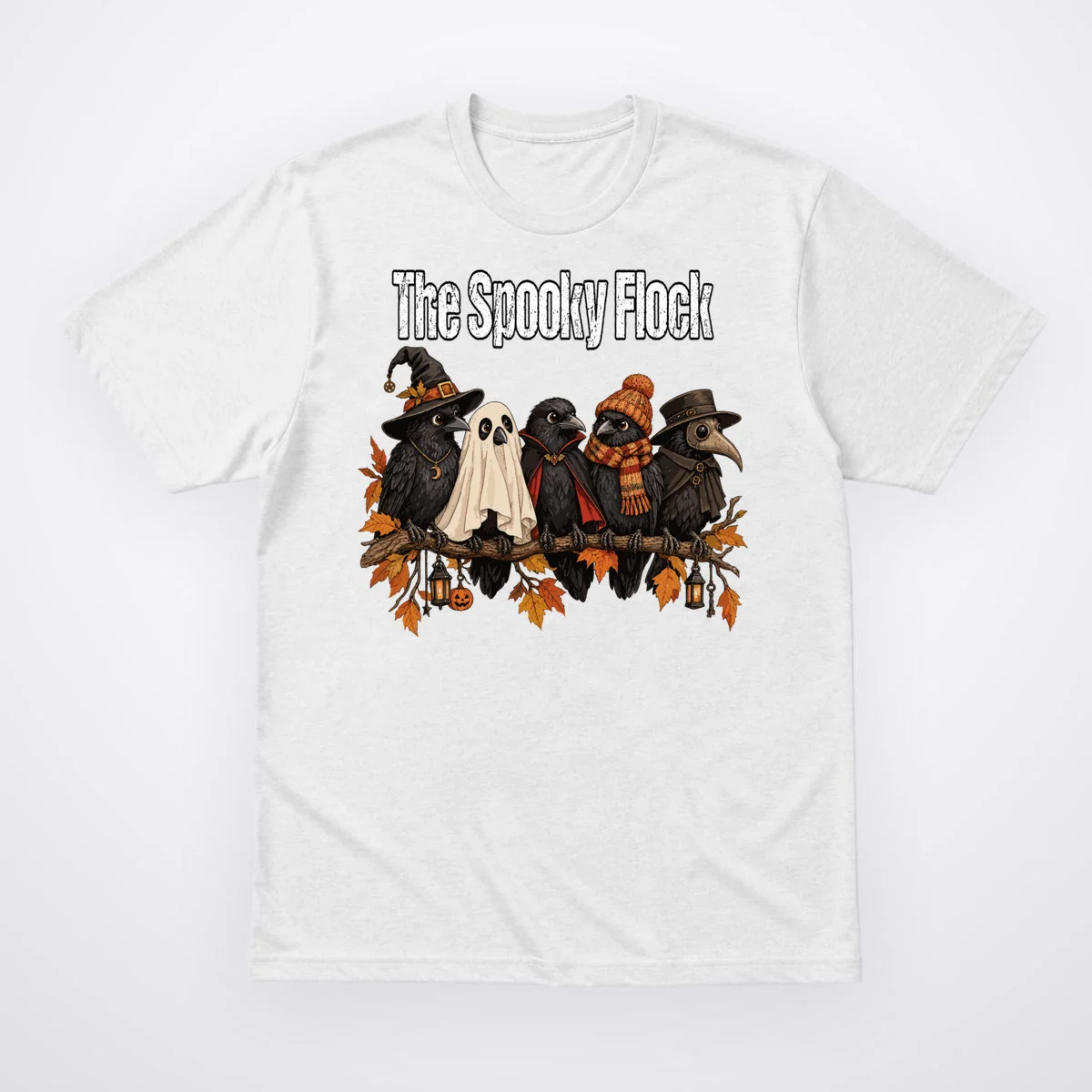 Creepy Crow Crew – Halloween Edition Men's T-Shirt - Front